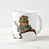  sport, Angry Baseball Player Batter Grote Koffiekop (Voorkant rechts)