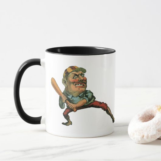 sport, Angry Baseball Player Batter Mok (Met donut)