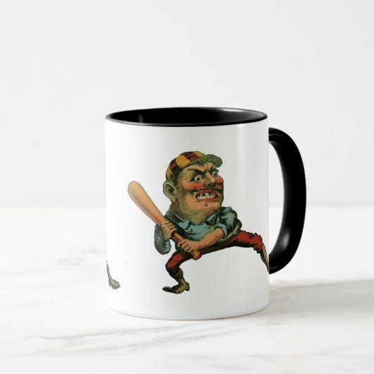 sport, Angry Baseball Player Batter Mok (Voorkant rechts)