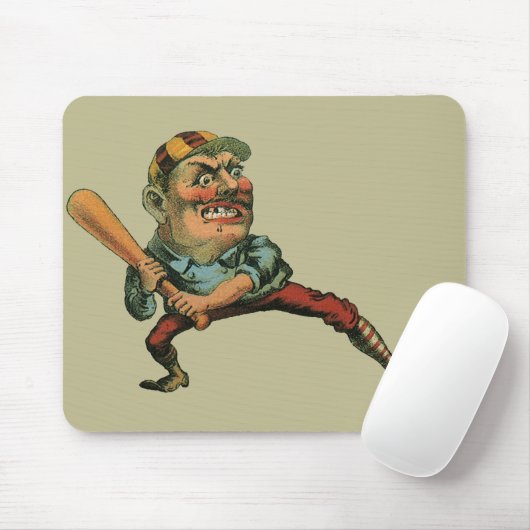  sport, Angry Baseball Player Batter Muismat (Met muis)