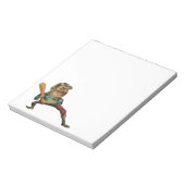  sport, Angry Baseball Player Batter Notitieblok (Linkerzijde)