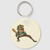  sport, Angry Baseball Player Batter Sleutelhanger (Achterkant)
