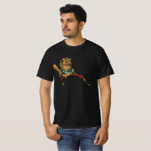  sport, Angry Baseball Player Batter T-shirt (Voorkant volledig)