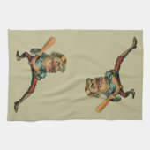 sport, Angry Baseball Player Batter Theedoek (Horizontaal)