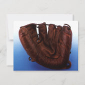 sport, Antiek leder, honkbalhandschoen (Voorkant)