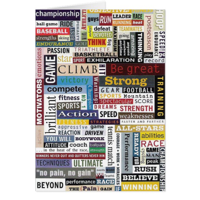 Sport, atleten, Football, honkbal (Voorkant)