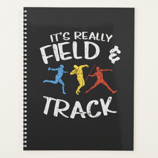 Sport Atletiek Cadeaus Planner (Voorkant)