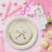 Sport Atletiek Jogger Marathon Hiker Papieren Bordje (Feest)