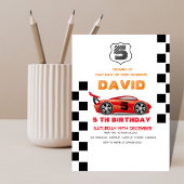 Sport | Auto 5e Jongen Verjaardagsfeest Kaart