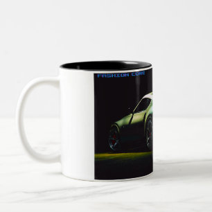 Sport auto koffie en thee mok ( donker binnen )
