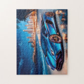 Sport auto spel puzzel legpuzzel (Verticaal)