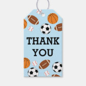 Sport Baby shower Co-ed Theme Boy Blue Cadeaulabel (Voorkant)