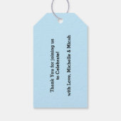 Sport Baby shower Co-ed Theme Boy Blue Cadeaulabel (Achterkant)