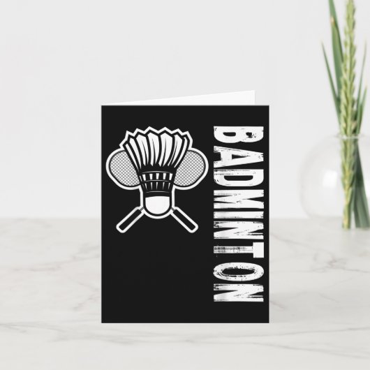 Sport Badminton  Kaart (Voorkant)