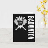 Sport Badminton  Kaart (Gele Bloem)