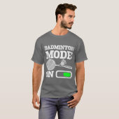 Sport Badminton-modus op jongen meisje T-shirt (Voorkant volledig)