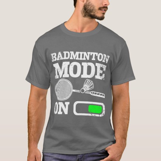 Sport Badminton-modus op jongen meisje T-shirt (Voorkant)