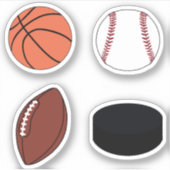 Sport bal pack sticker (Voorkant)