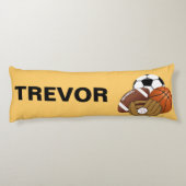 Sport Balls body Pillow Lichaamskussen (Achterkant)