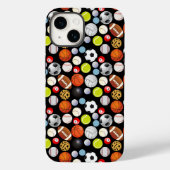 Sport Balls Pattern Case-Mate iPhone Case (Achterkant)