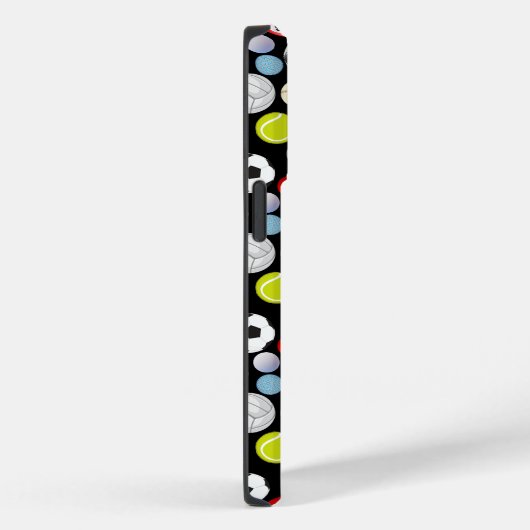 Sport Balls Pattern Case-Mate iPhone Case (Achterkant / Rechts)