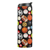 Sport Balls Pattern Thermosbeker (Gedraaid links)