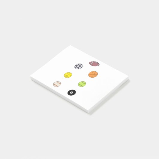 Sport Balls Post-it® Notes (Schuin)