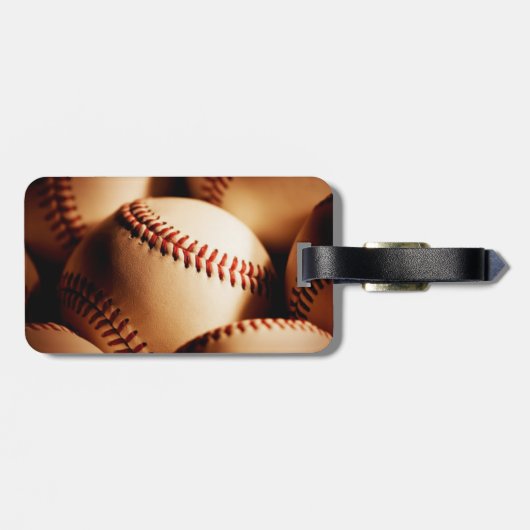 Sport - Baseball-Bagagelabels Bagagelabel (Achterkant horizontaal)