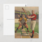  sport Baseball Kaart Tekening (Voorkant / Achterkant)