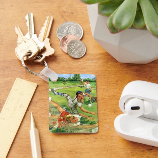  sport Baseball, kinderploegen spelen Sleutelhanger (Bureau)