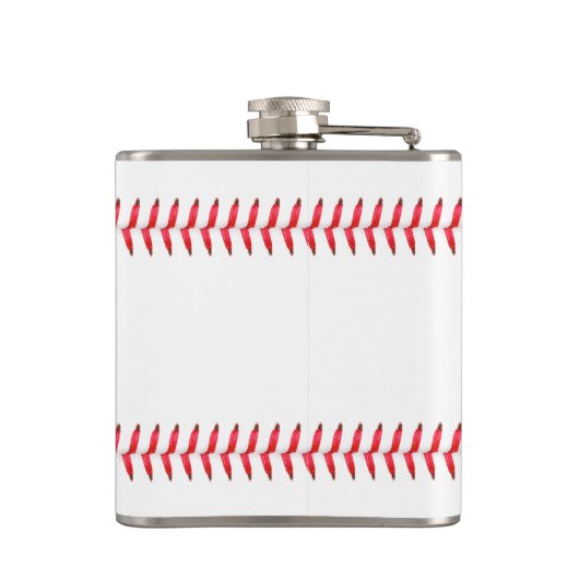 Sport Baseball Met de titel Aangepaste maatkolf Heupfles (Achterkant)