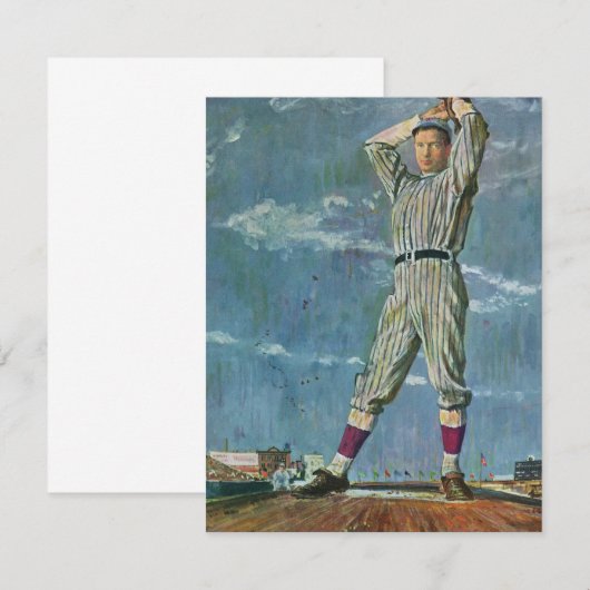 sport Baseball, Pitcher in honkbalspel (Voorkant / Achterkant)