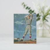  sport Baseball, Pitcher in honkbalspel Briefkaart (Staand voorkant)