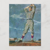  sport Baseball, Pitcher in honkbalspel Briefkaart (Voorkant)