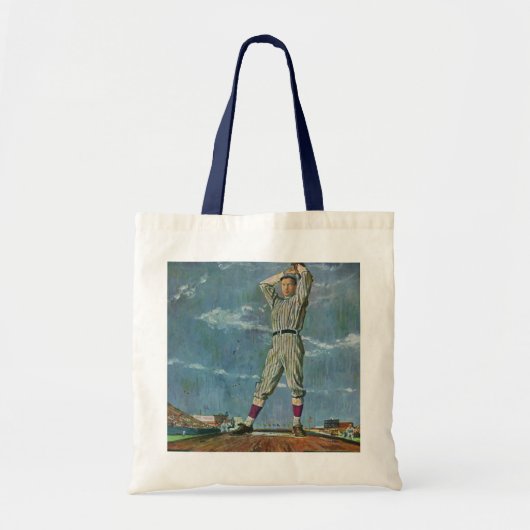  sport Baseball, Pitcher in honkbalspel Tote Bag (Voorkant)