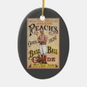  sport Baseball, Reach's Guide Hoesje Art C Keramisch Ornament (Voorkant)
