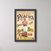  sport Baseball, Reach's Guide Hoesje Art Canvas Afdruk (Voorkant)