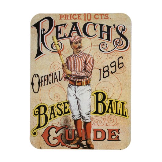  sport Baseball, Reach's Guide Hoesje Art Magneet (Verticaal)