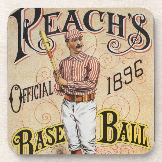  sport Baseball, Reach's Guide Hoesje Art Onderzetter (Voorkant)