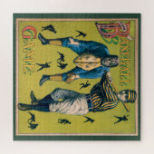  sport Baseball-spelers op het Homespel Legpuzzel (Horizontaal)