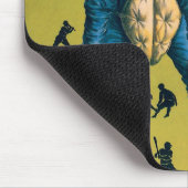  sport Baseball-spelers op het Homespel Muismat (Hoek)