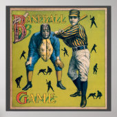  sport Baseball-spelers op het Homespel Poster (Voorkant)