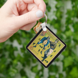  sport Baseball-spelers op het Homespel Sleutelhanger