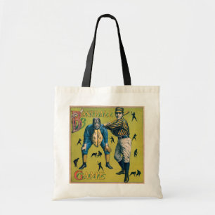 sport Baseball-spelers op het Homespel Tote Bag
