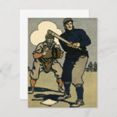 sport Baseball-spelers, stijlvolle kunst (Voorkant / Achterkant)