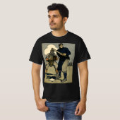sport Baseball-spelers, stijlvolle kunst T-shirt (Voorkant volledig)
