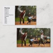 Sport - Baseball - Strike 1 1921 Visitekaartje (Voorkant / Achterkant)