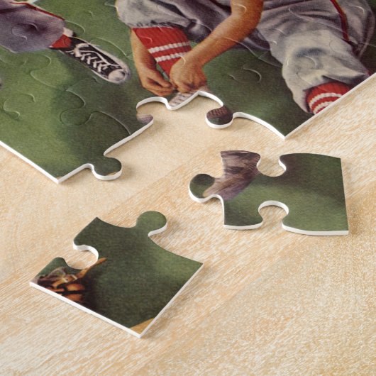  sport Baseball Team, jongens Roughhousing Legpuzzel (Zijkant)