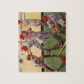  sport Baseball Team, jongens Roughhousing Legpuzzel (Verticaal)