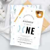 Sport Baseball Thema Baby 1e verjaardag Kaart